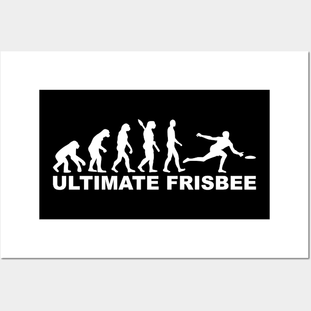 Ultimate Frisbee evolution Wall Art by Designzz